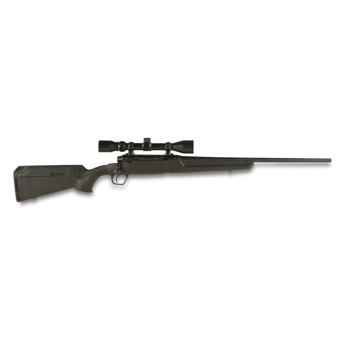 Savage Axis XP Compact, Bolt Action, 6.5mm Creedmoor, 20" Barrel, 4+1 Rds., Weaver 3-9x40mm Scope