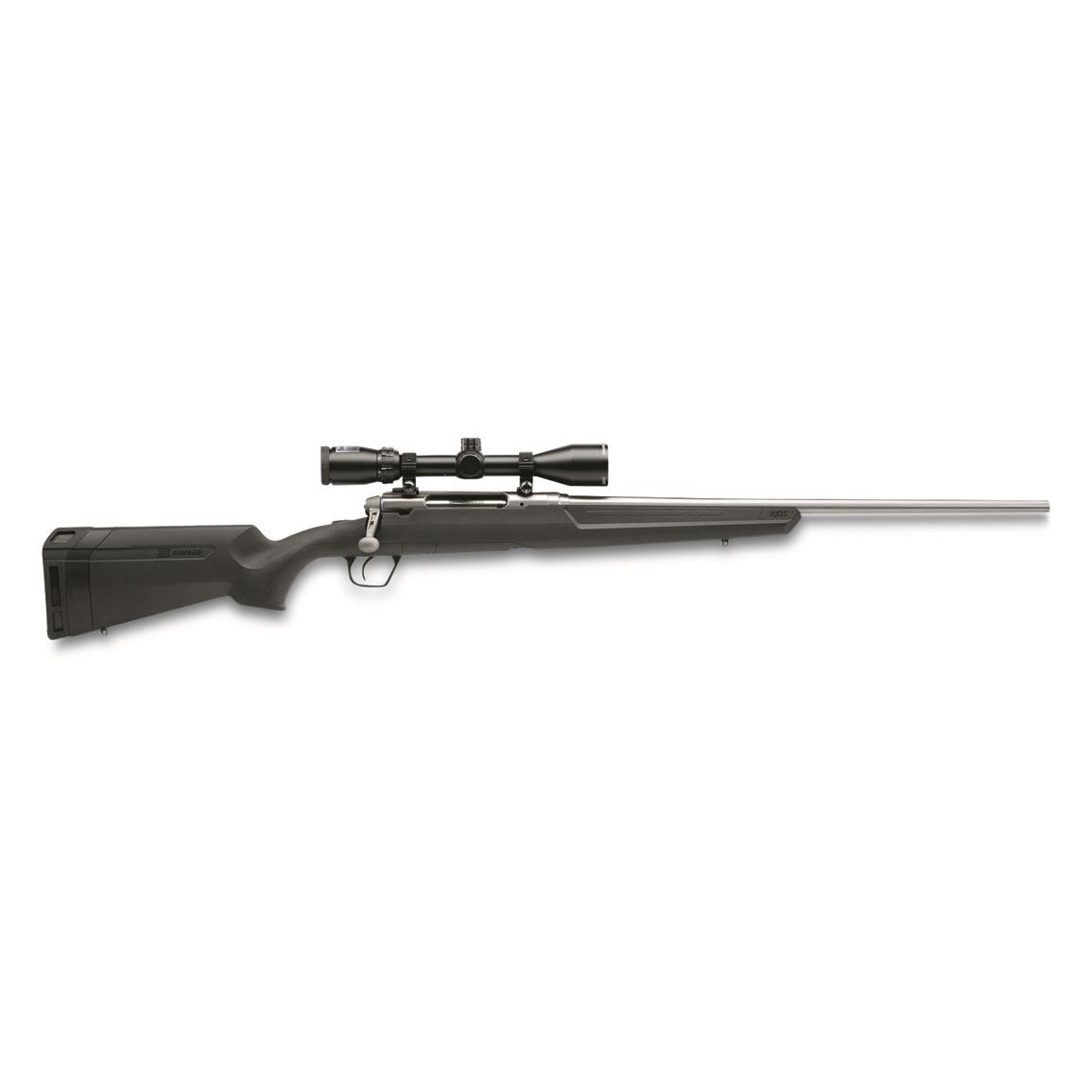Savage Axis XP Stainless, Bolt Action, .308 Win., 22" Barrel, 4+1 Rounds, w/Weaver 3-9x40mm Scope