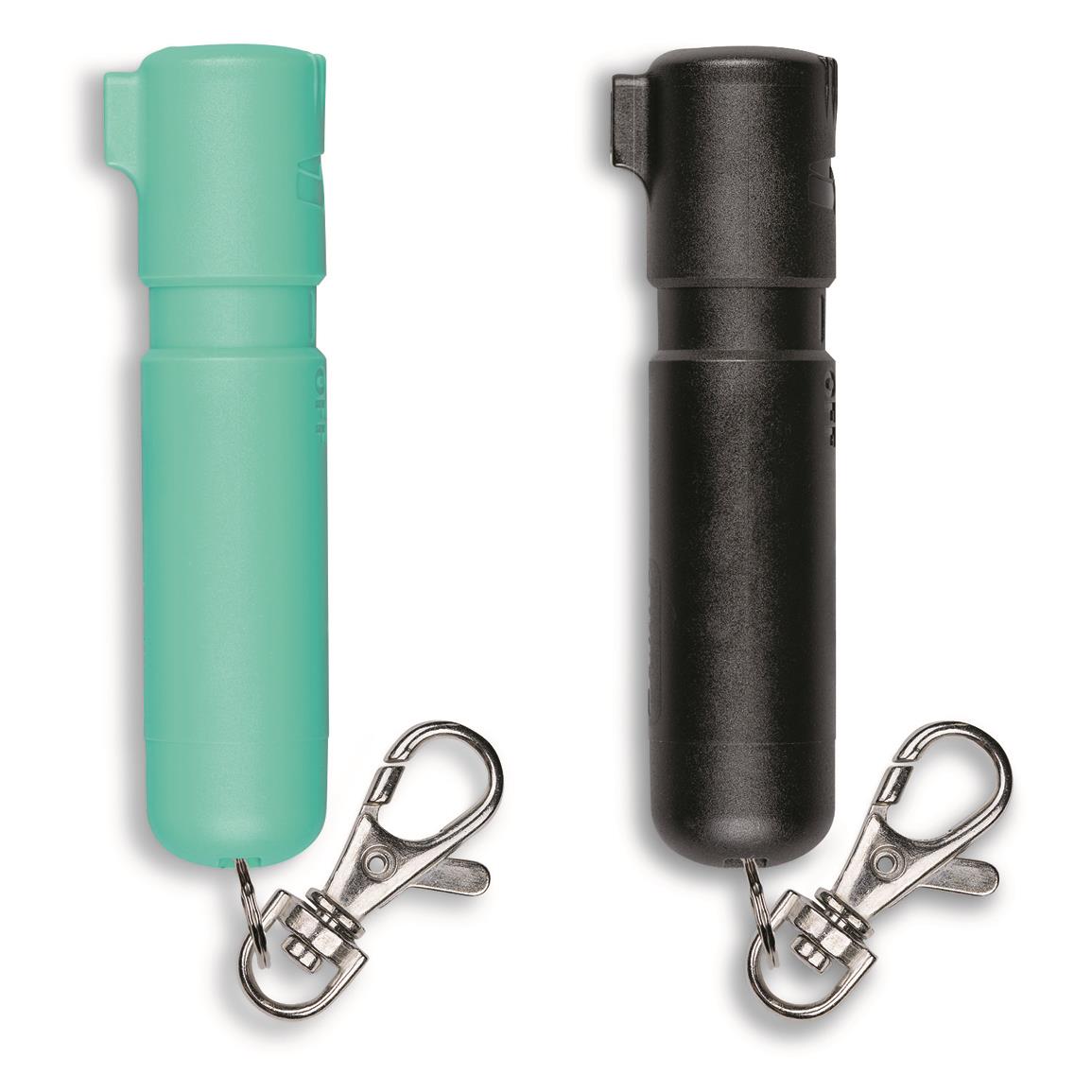 Sabre Mighty Discreet Pepper Spray, 2 Pack