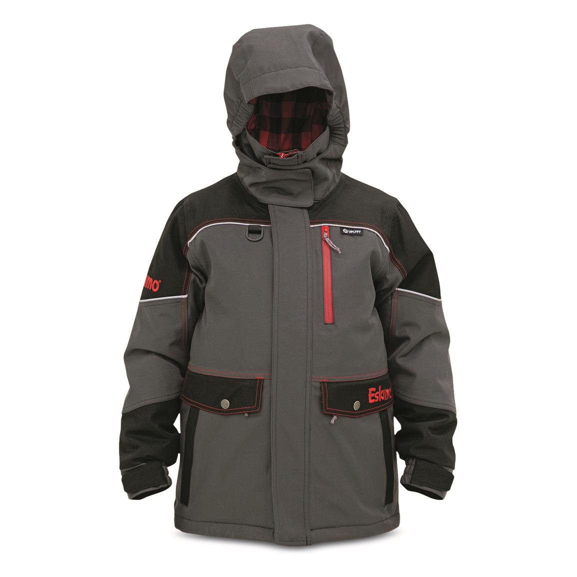 Eskimo Youth Waterproof Insulated Keeper Jacket, Gunmetal Gray