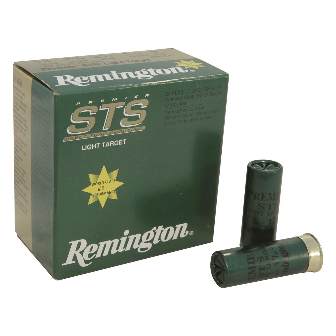 Remington Premier STS, 12 Gauge, 2 3/4", 1 1/8 oz., 250 Rounds