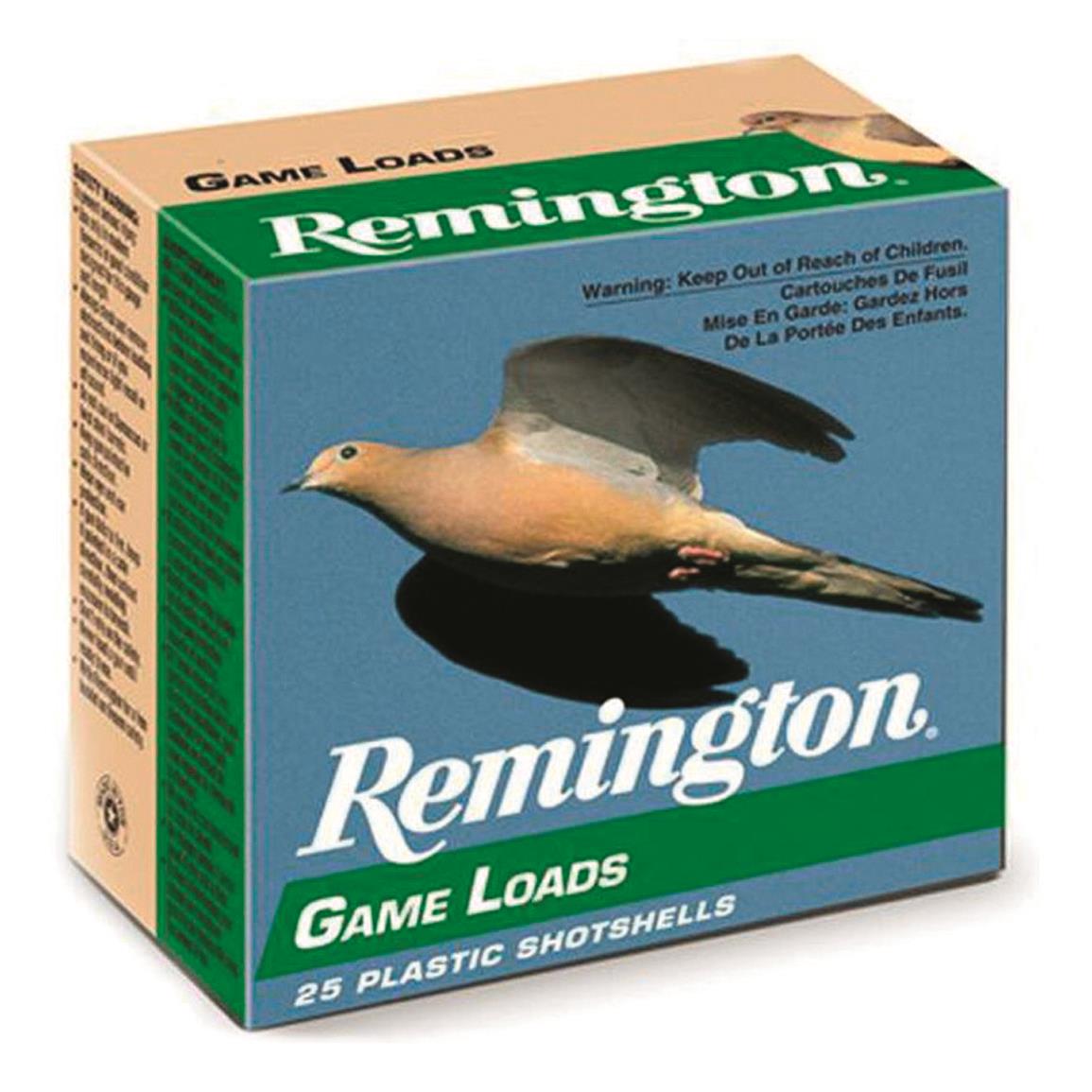 Remington Game Load, 20 Gauge, 2 3/4", 7/8 oz., 250 Rounds