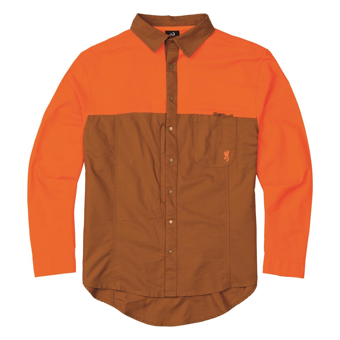 Browning Woven Upland Hunting Shirt, Blaze