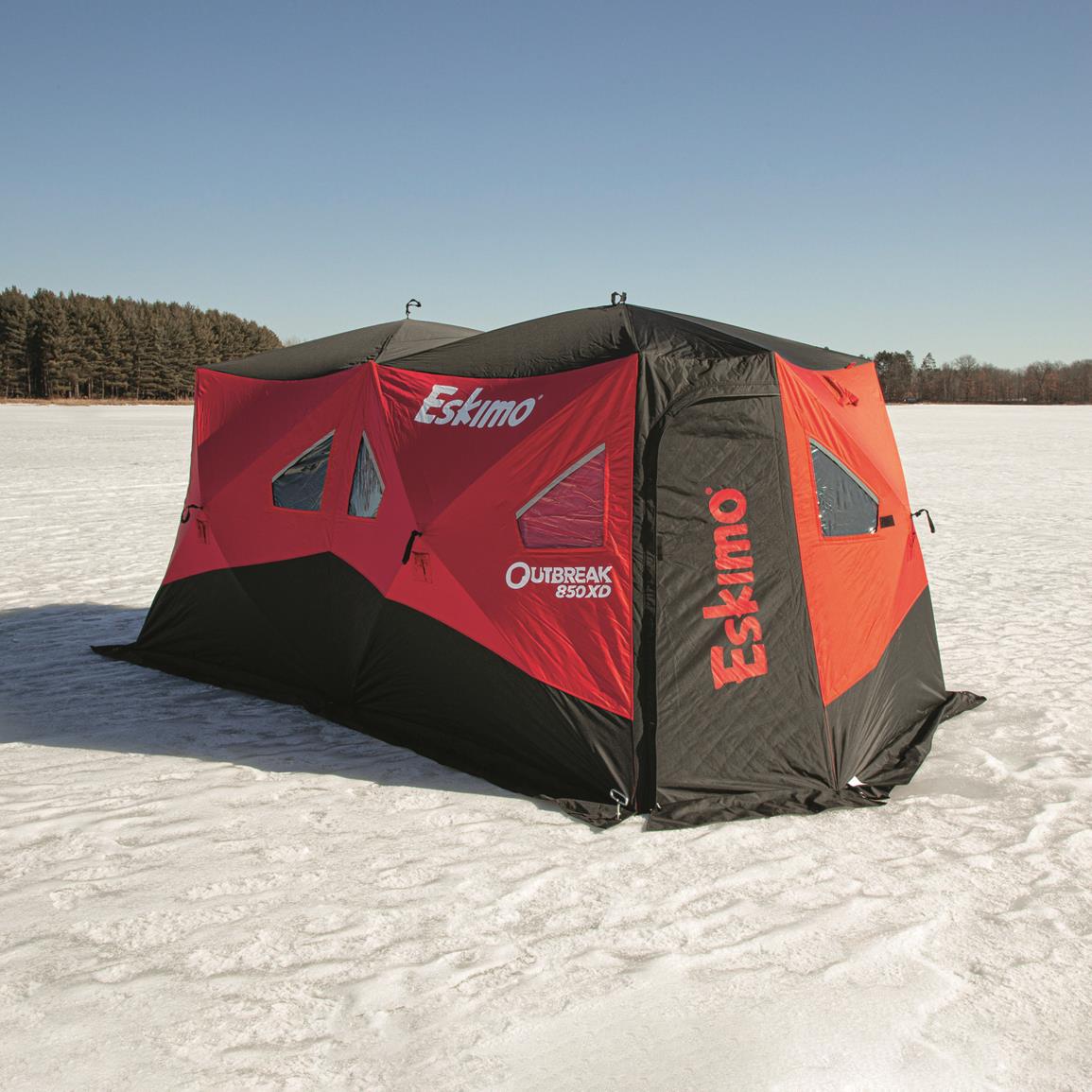 Clam Ice Team Kenai XT Thermal Ice Fishing Shelter, 1-Person