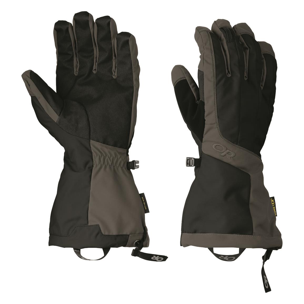 Outdoor Research Arete Gloves, Black/charcoal