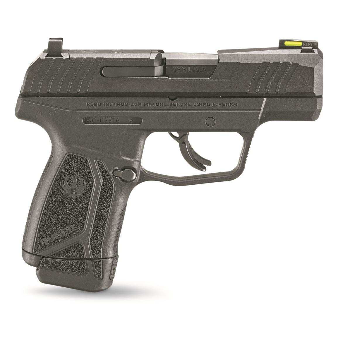 Ruger MAX-9 Micro-Compact, Semi-automatic, 9mm, 3.2" Barrel, 12+1 Rounds