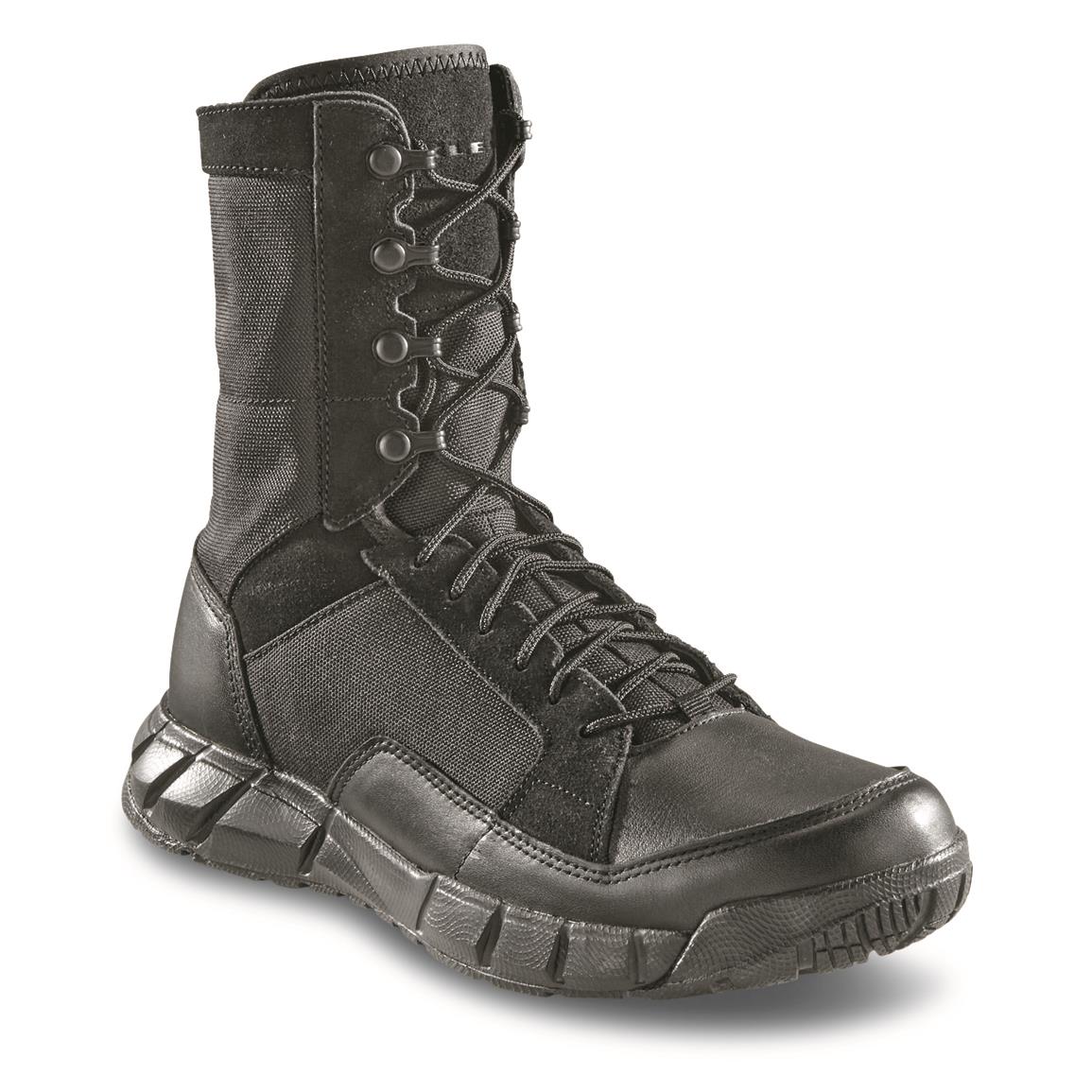Oakley Men's SI Light Patrol 8" Tactical Boots, Blackout