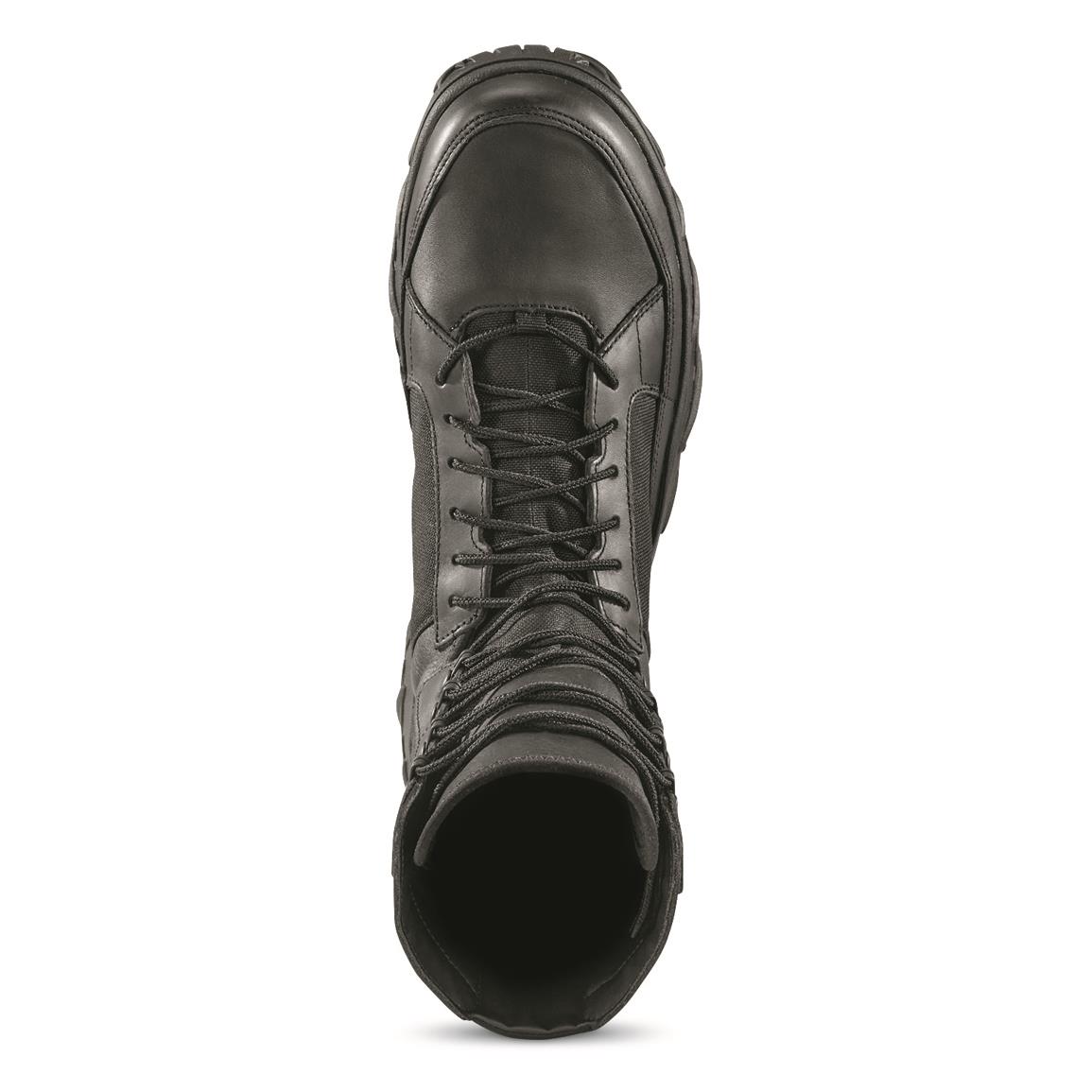 Black Suede Combat Boots | Sportsman's Guide