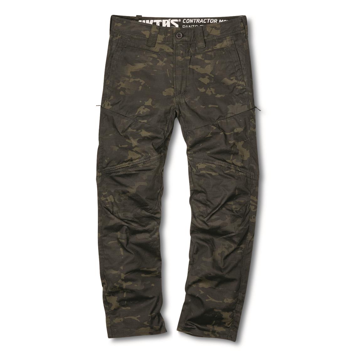 Viktos Men's Contractor MC Tactical Pants, Multicam® Black