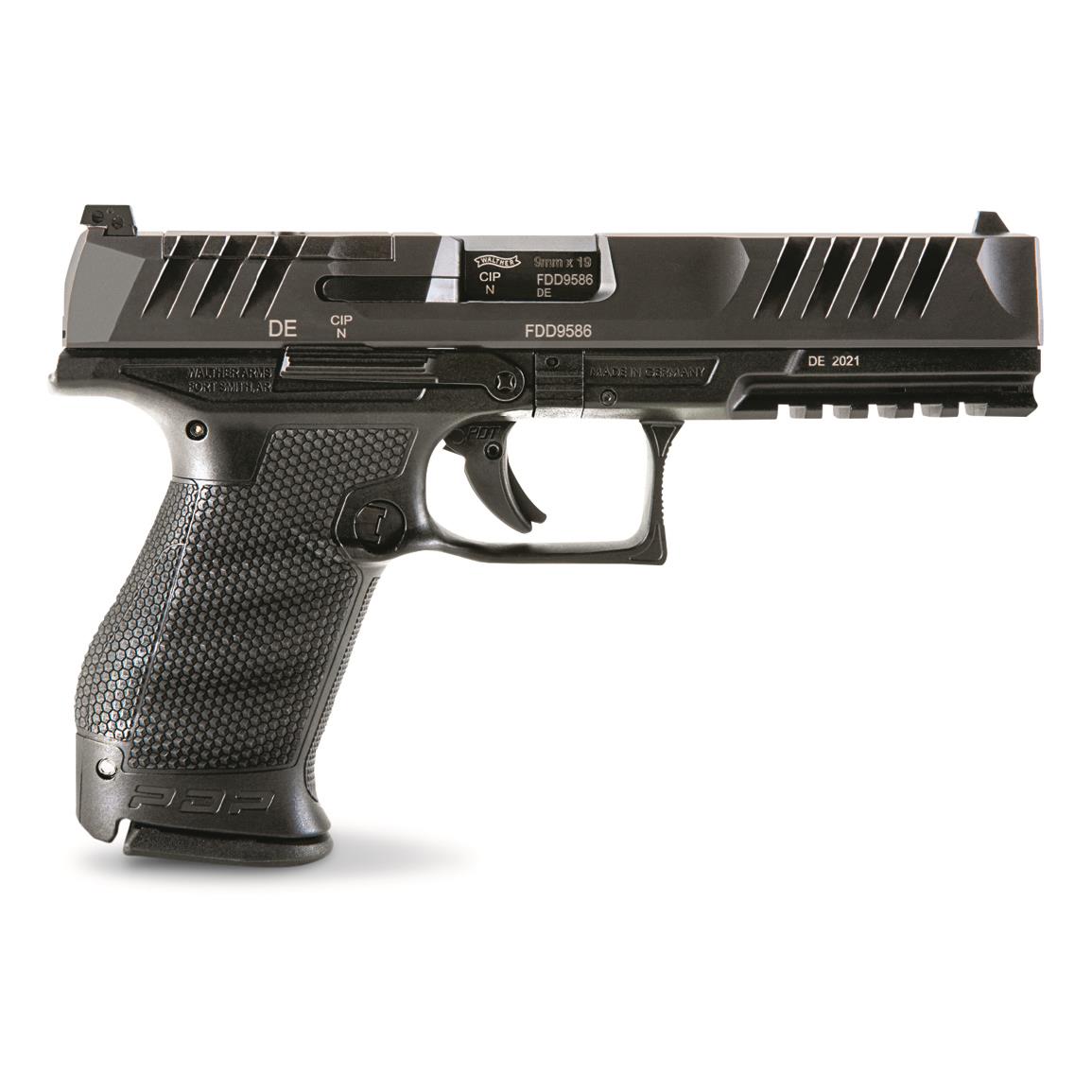 Walther PDP Compact, Semi-automatic, 9mm, 5" Barrel, 10+1 Rounds