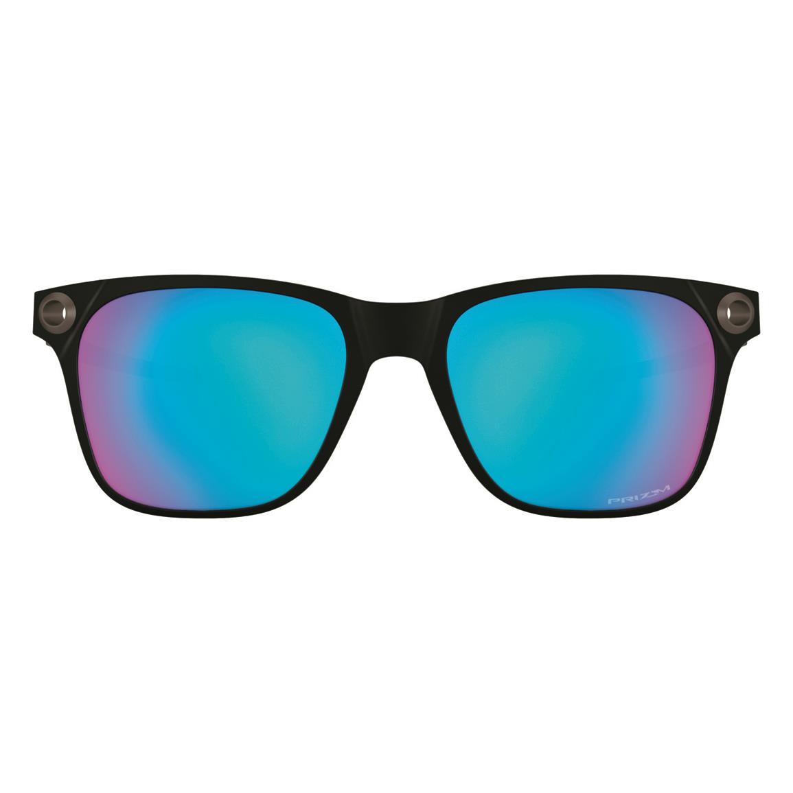 Oakley Standard Issue Apparition Sunglasses with Prizm Lenses, Matte Black/prizm Saphire