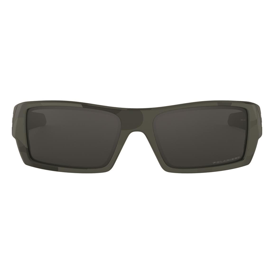 Oakley SI Gascan Sunglasses - USA Flag - Matte Black / Gray Lens