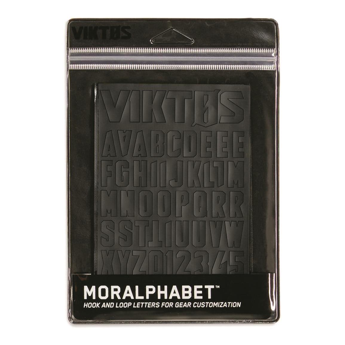 Viktos Moralphabet Hook-and-Loop Letter Patches, Nightfjall