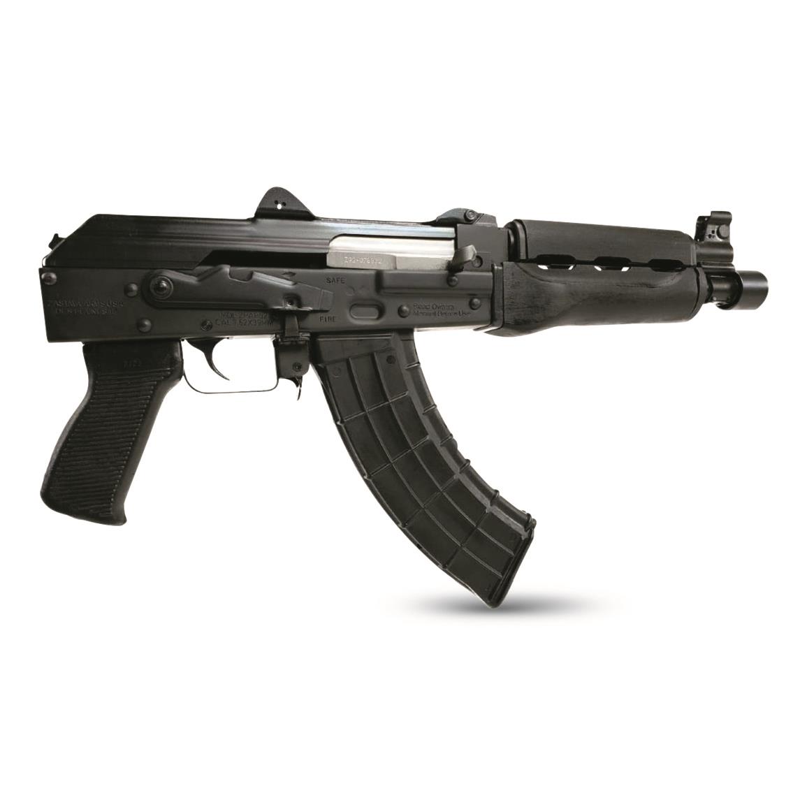 Zastava ZPAP M92 AK Pistol, Semi-automatic, 7.62x39mm, 10" Barrel, 30+1 Rounds