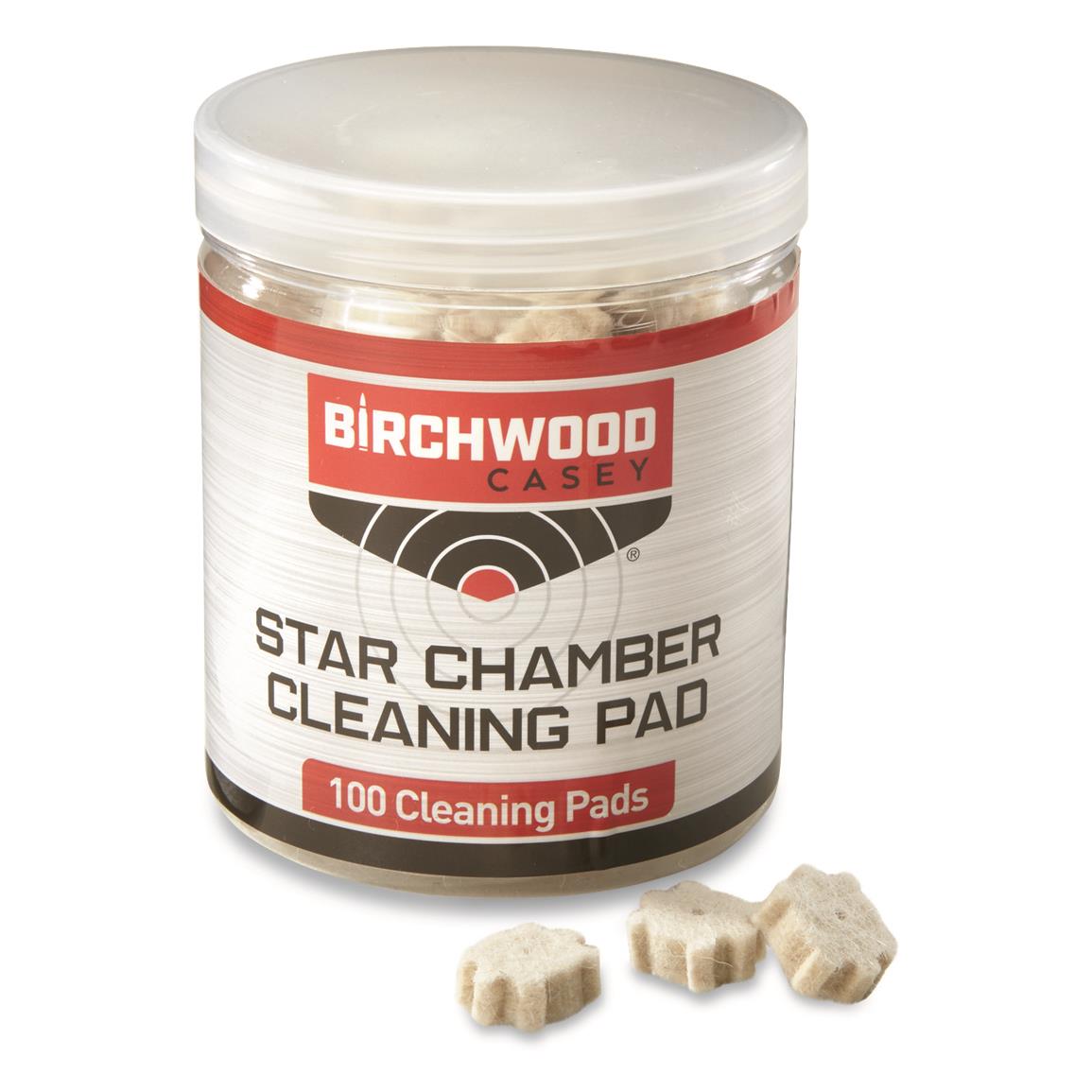 Birchwood Casey Star Chamber Cleaning Pads, 100-pack