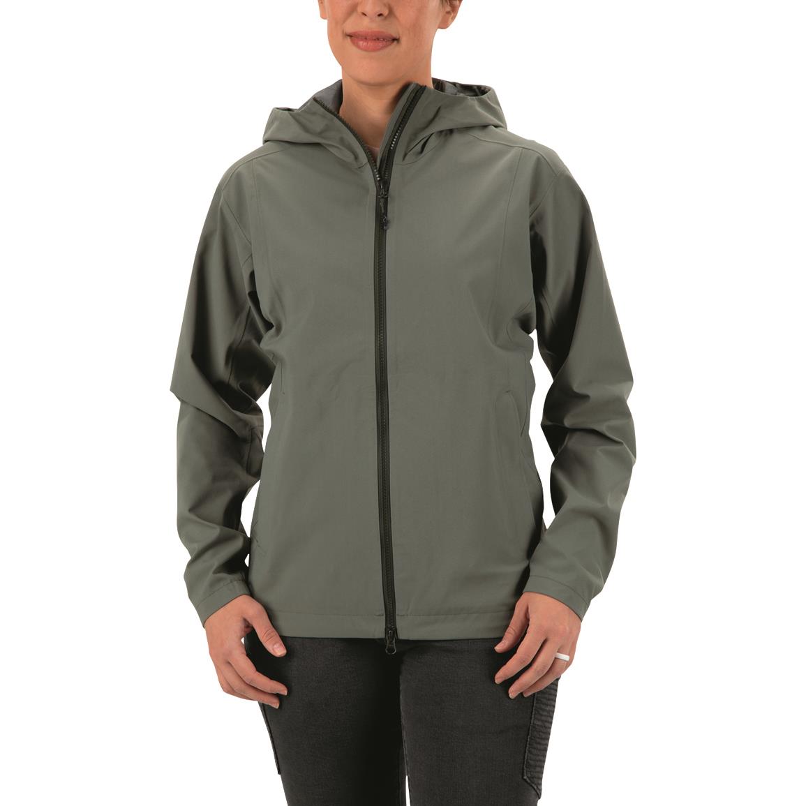 Vertx Women's Fury Hardshell Waterproof Jacket, Grey Sage