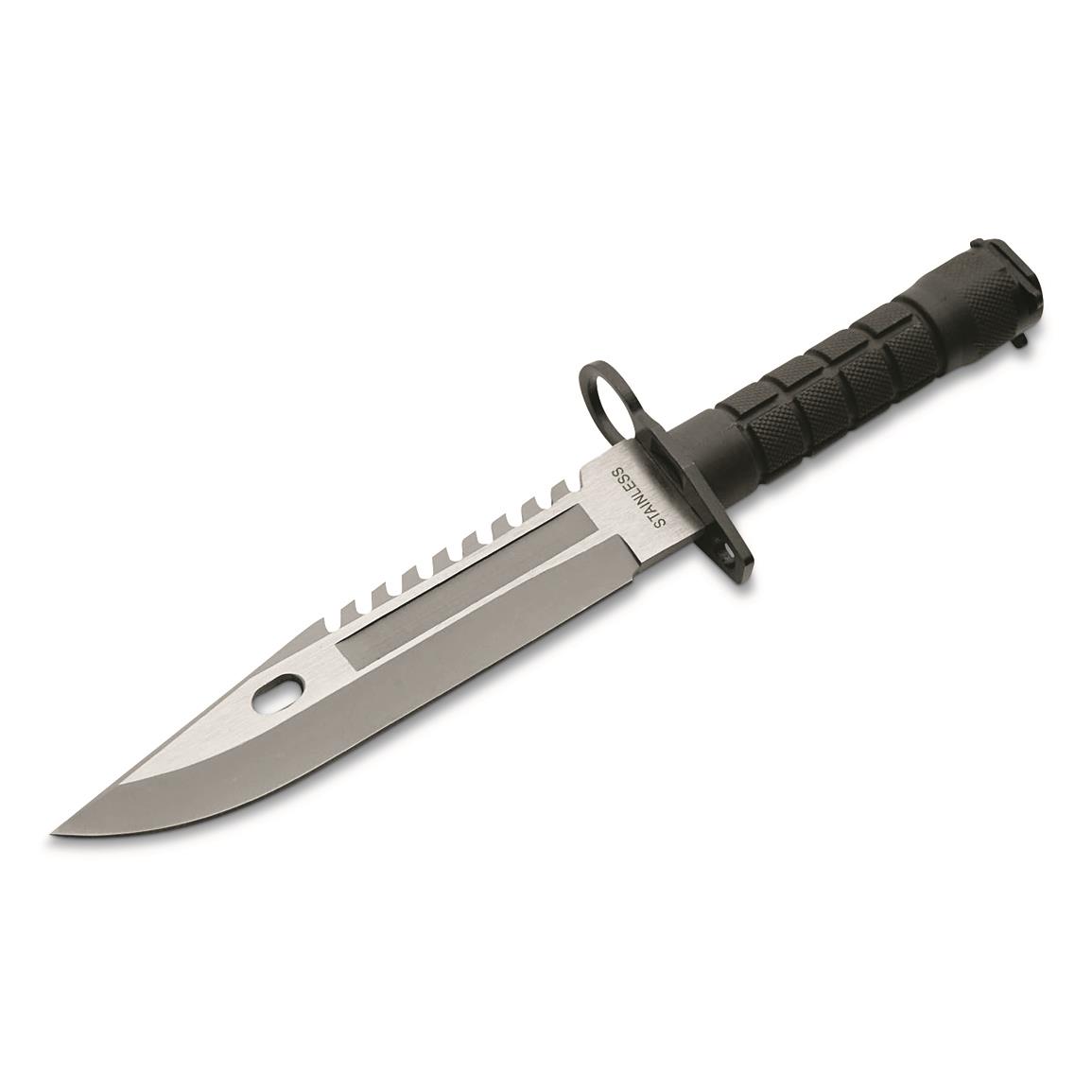 Military Style M9 12.75" Bayonet Knife with Sheath