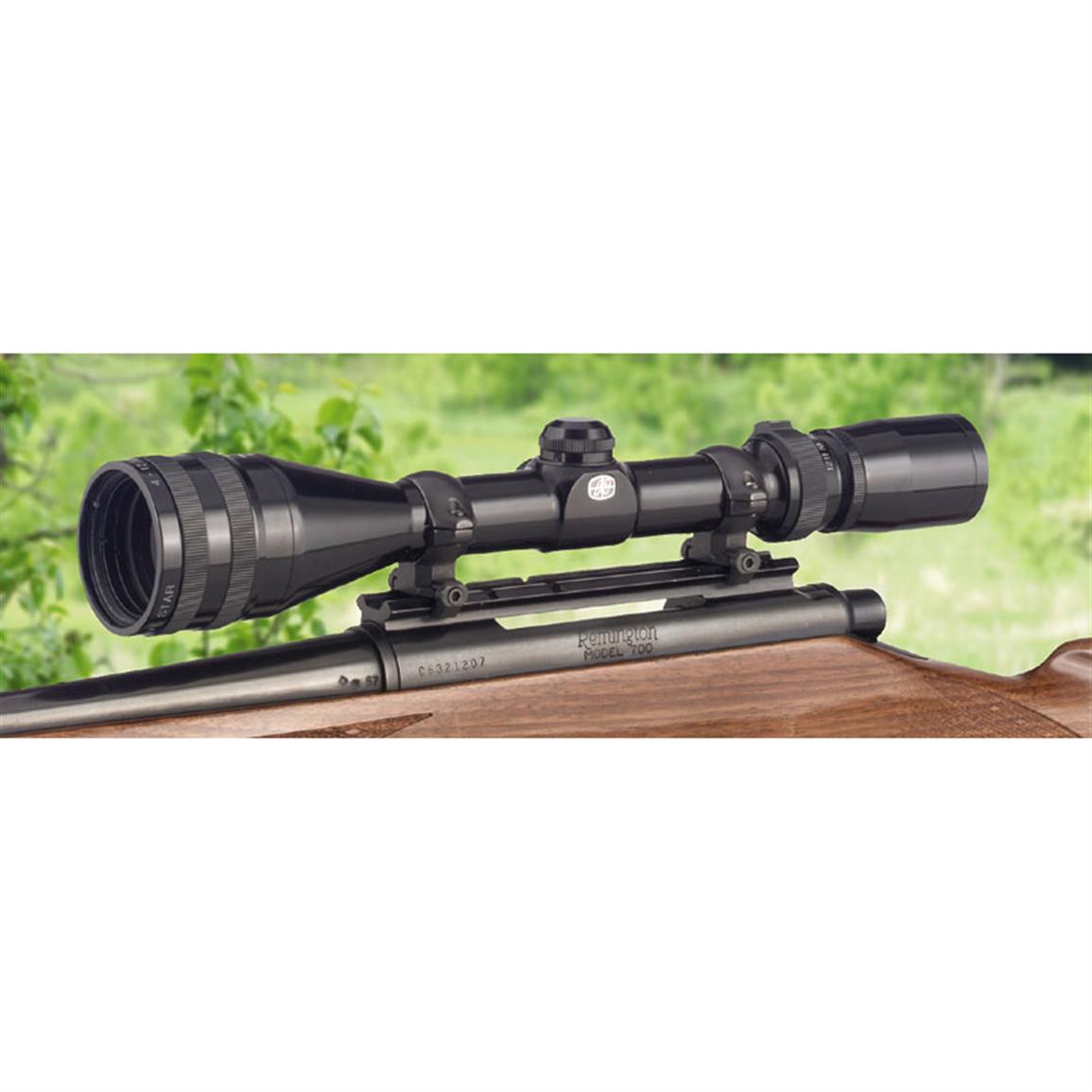 Redfield® 412 x 40 mm Rifle Scope, Gloss Black 80149, at Sportsman's