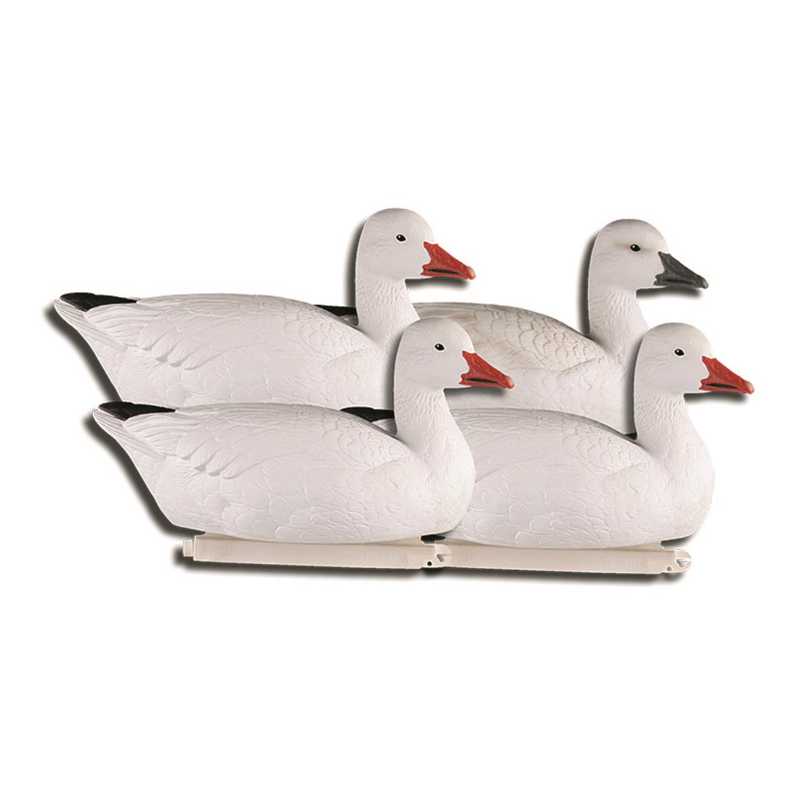 Avery GHG Pro-Grade Snow Goose Floater Active Decoys, 4 Pack