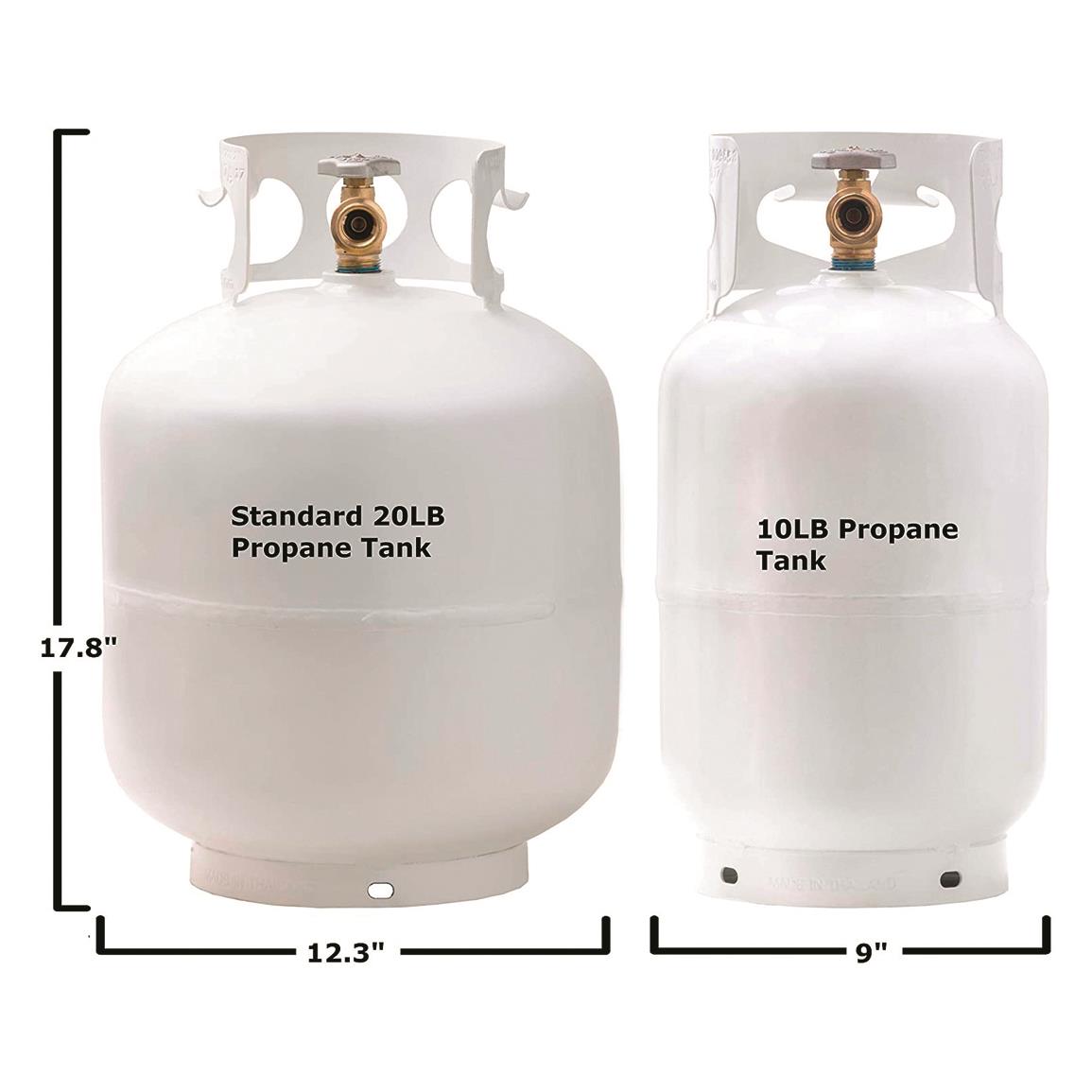 Flame King Propane Tank Gauge Level Indicator Leak Detector Pressure Meter,  Glows in The Dark, for Cylinders (YSN212B)