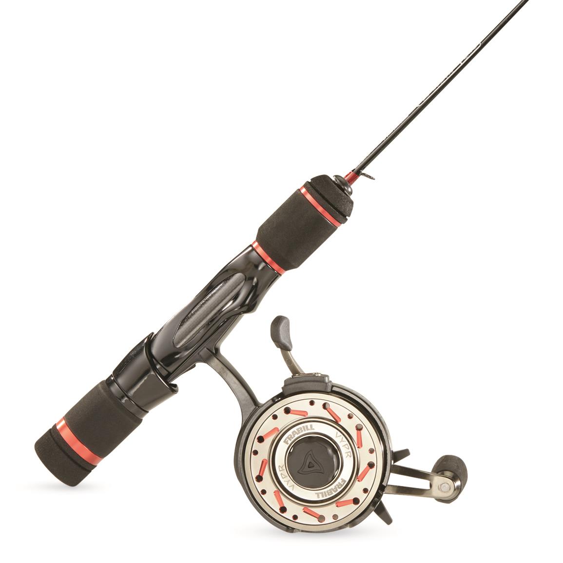 Frabill VYPR Inline Ice Fishing Combo with Quick Tip, 25" Length