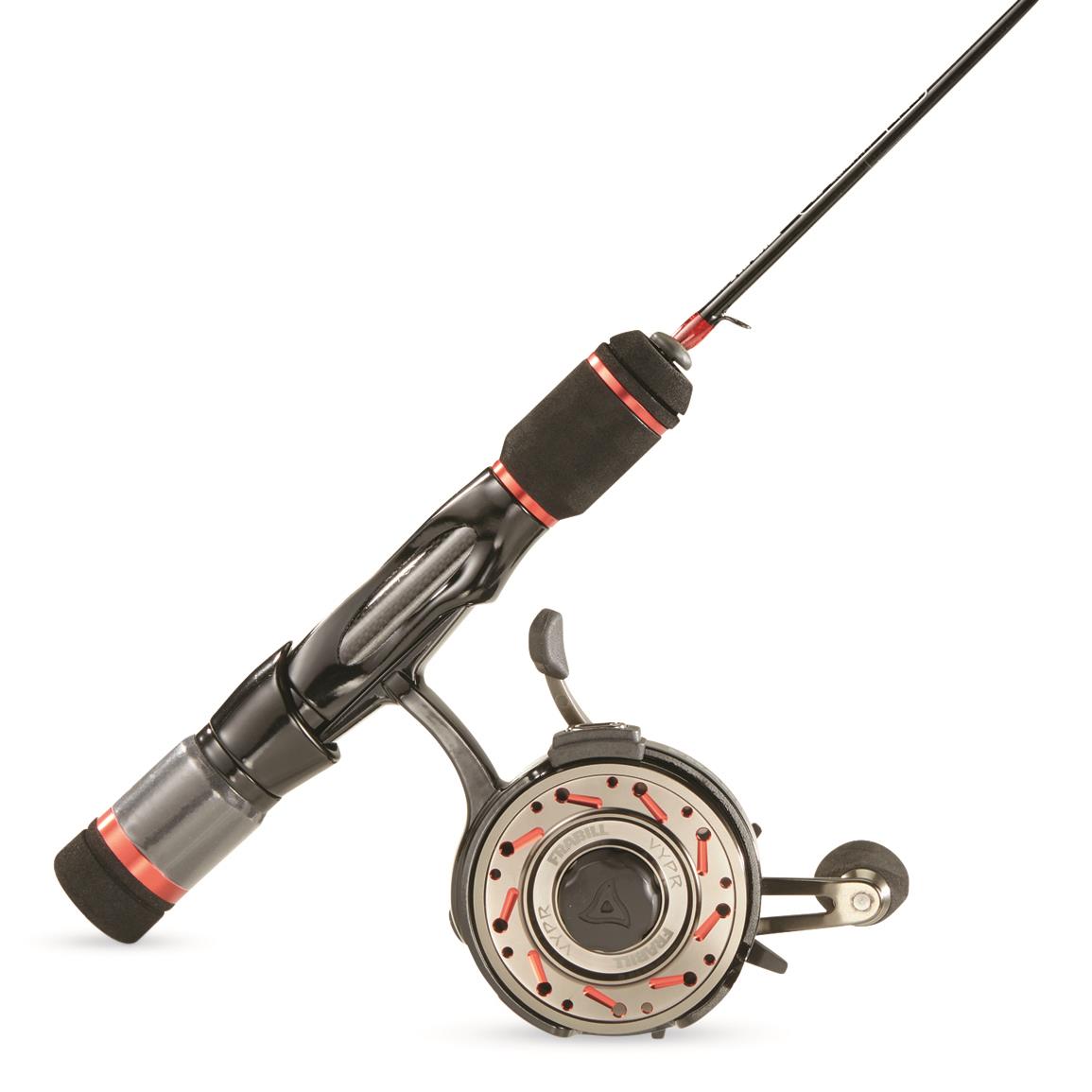 Frabill VYPR Inline Ice Fishing Combo with Quick Tip, 30" Length