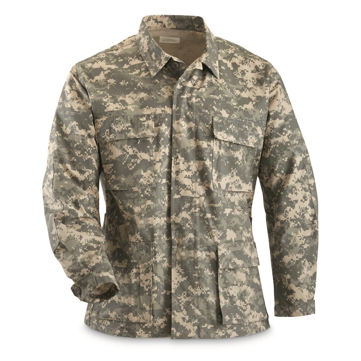 Brooklyn Armed Forces Military Style BDU Shirt, ACU