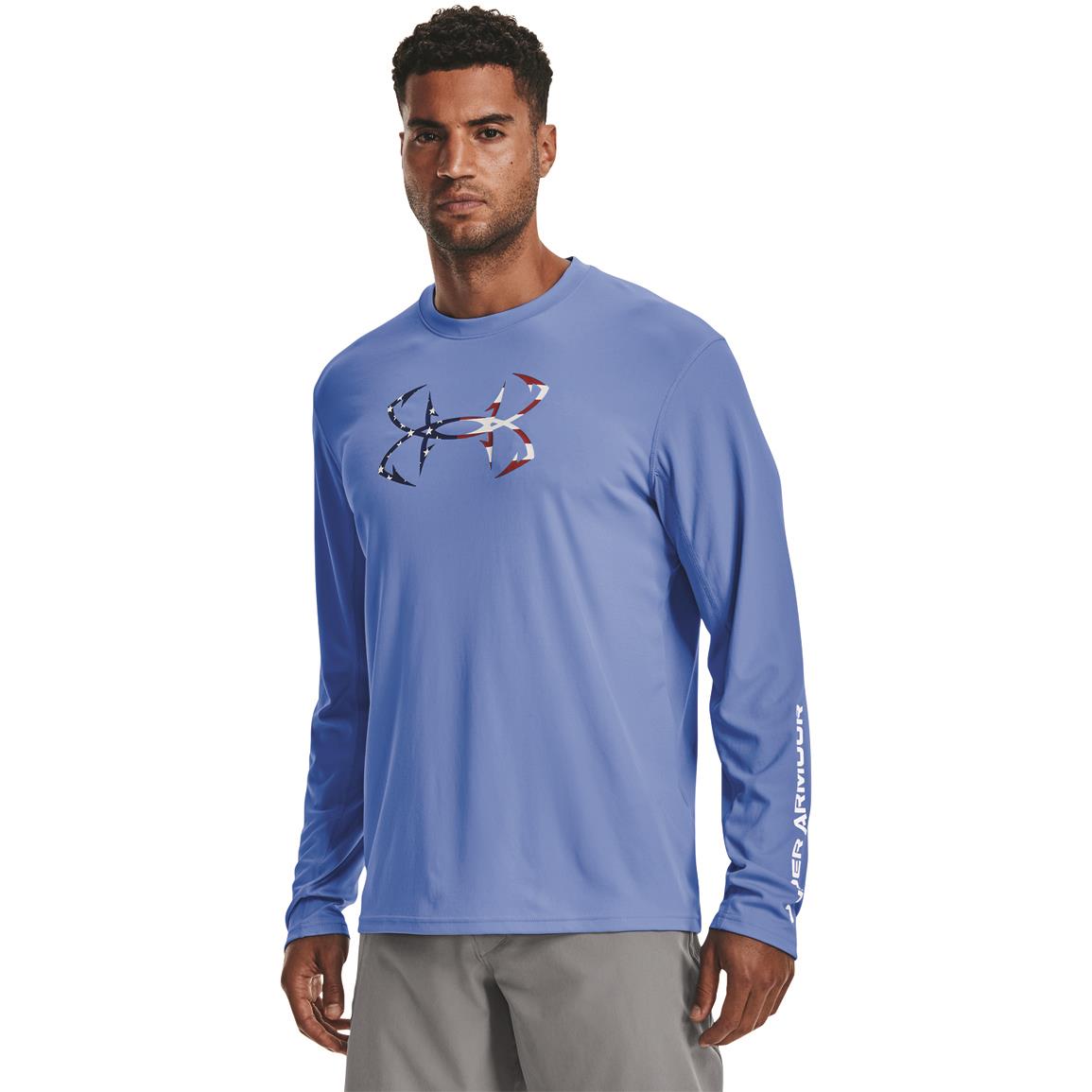 Under Armour Mens Iso-chill Freedom Hook Long-Sleeve T-Shirt 