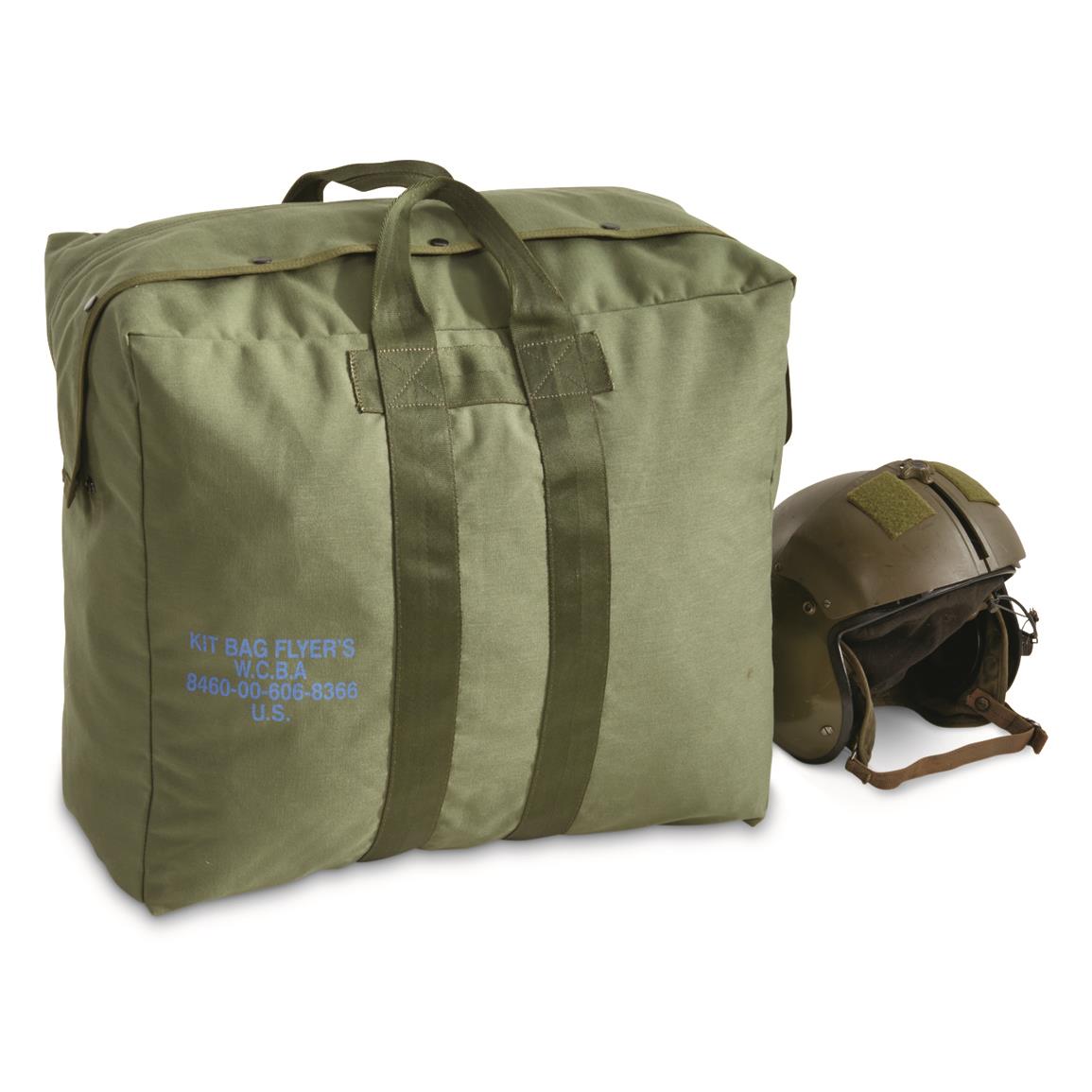 U.S. Air Force Surplus Flyers Kit Bag, New, Olive Drab