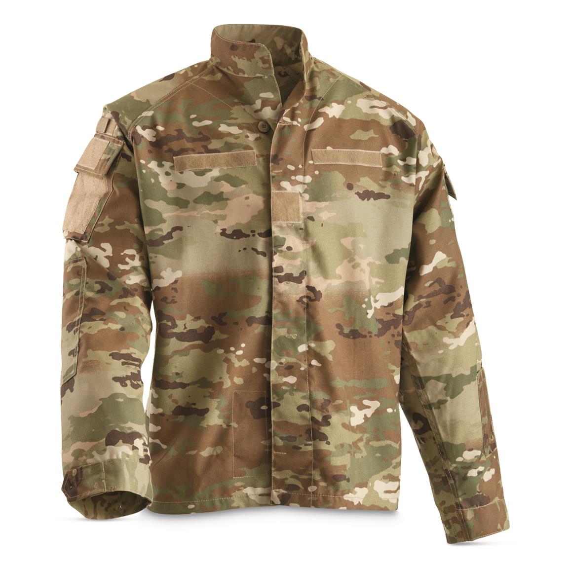 U.S. Military Surplus Hot Weather BDU Jacket, New, Multicam OCP