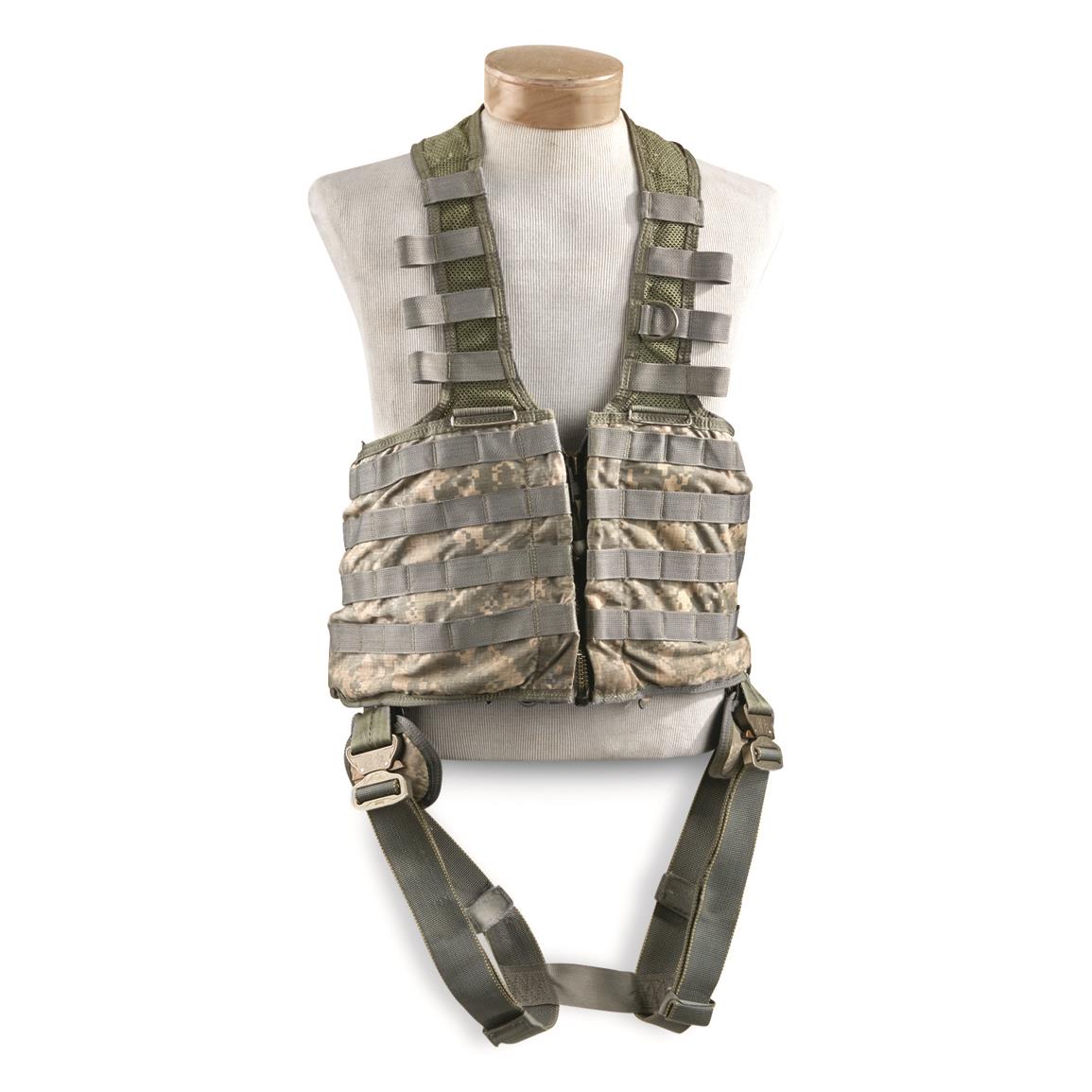 U.S. Army Surplus Air Warrior PSGC Vest Harness, Used