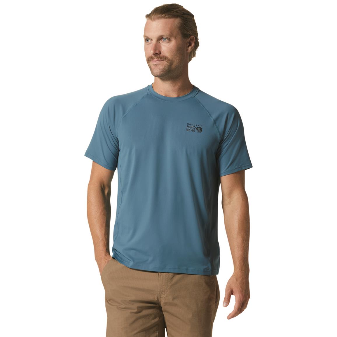 Mountain Hardwear Men's Crater Lake Short Sleeve Shirt, Caspian