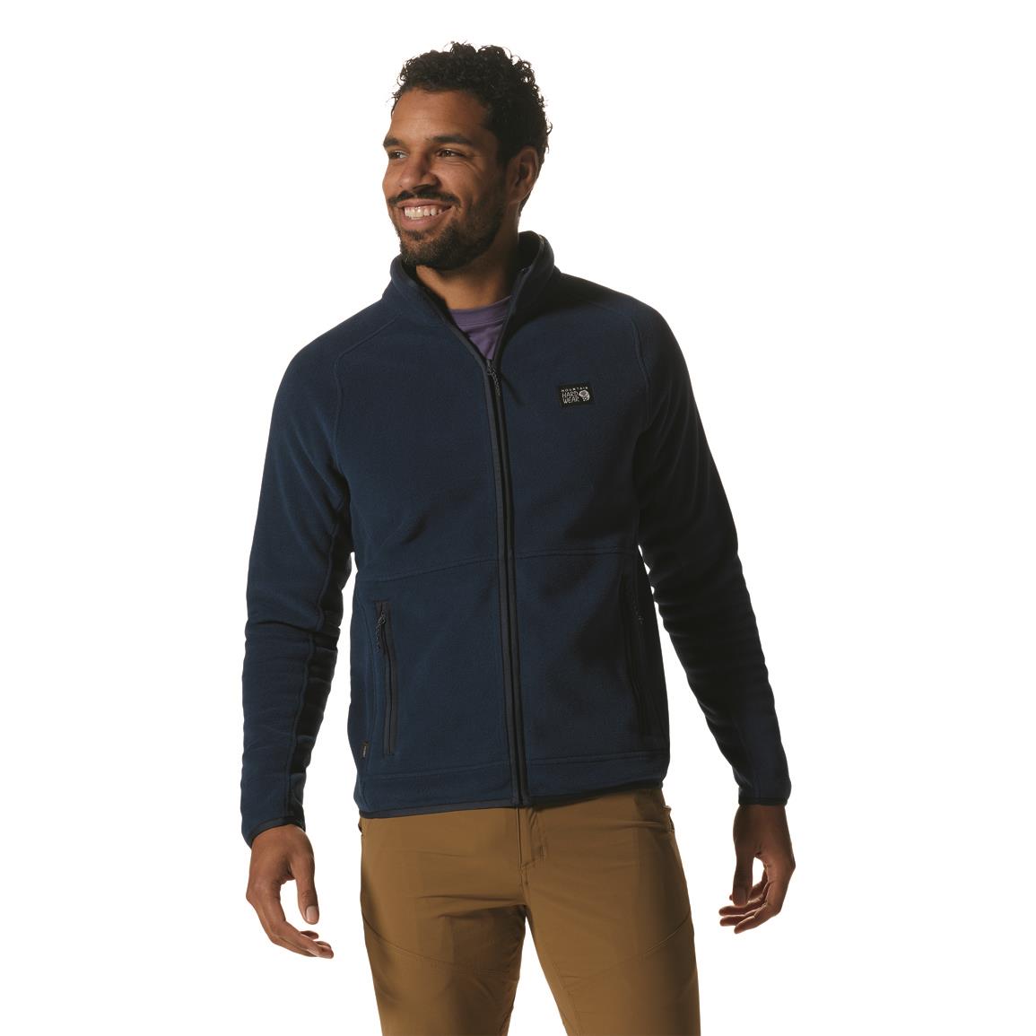 Mountain Hardwear Polartec Double-Brushed Fleece Jacket, Hardwear Navy
