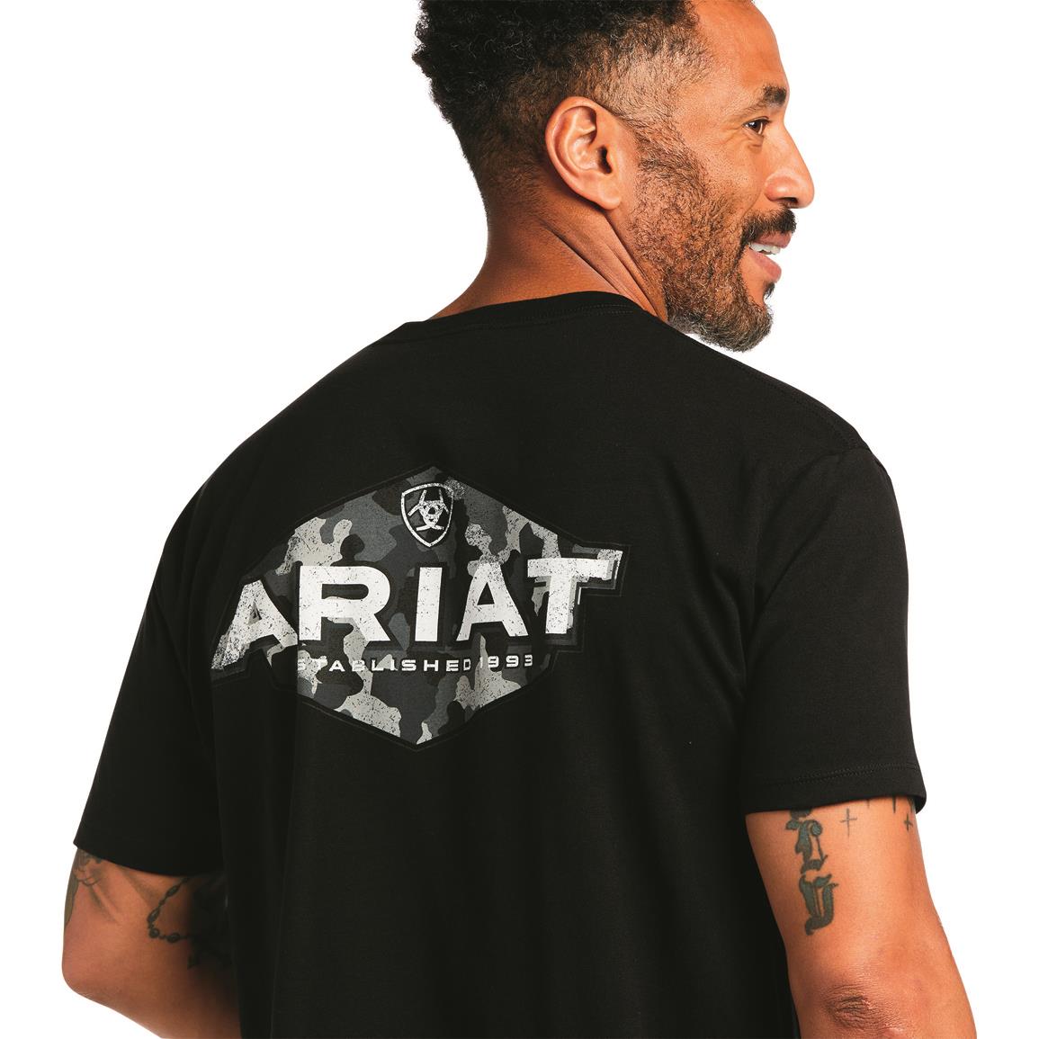 Ariat Men's Woodlands Shirt, Black