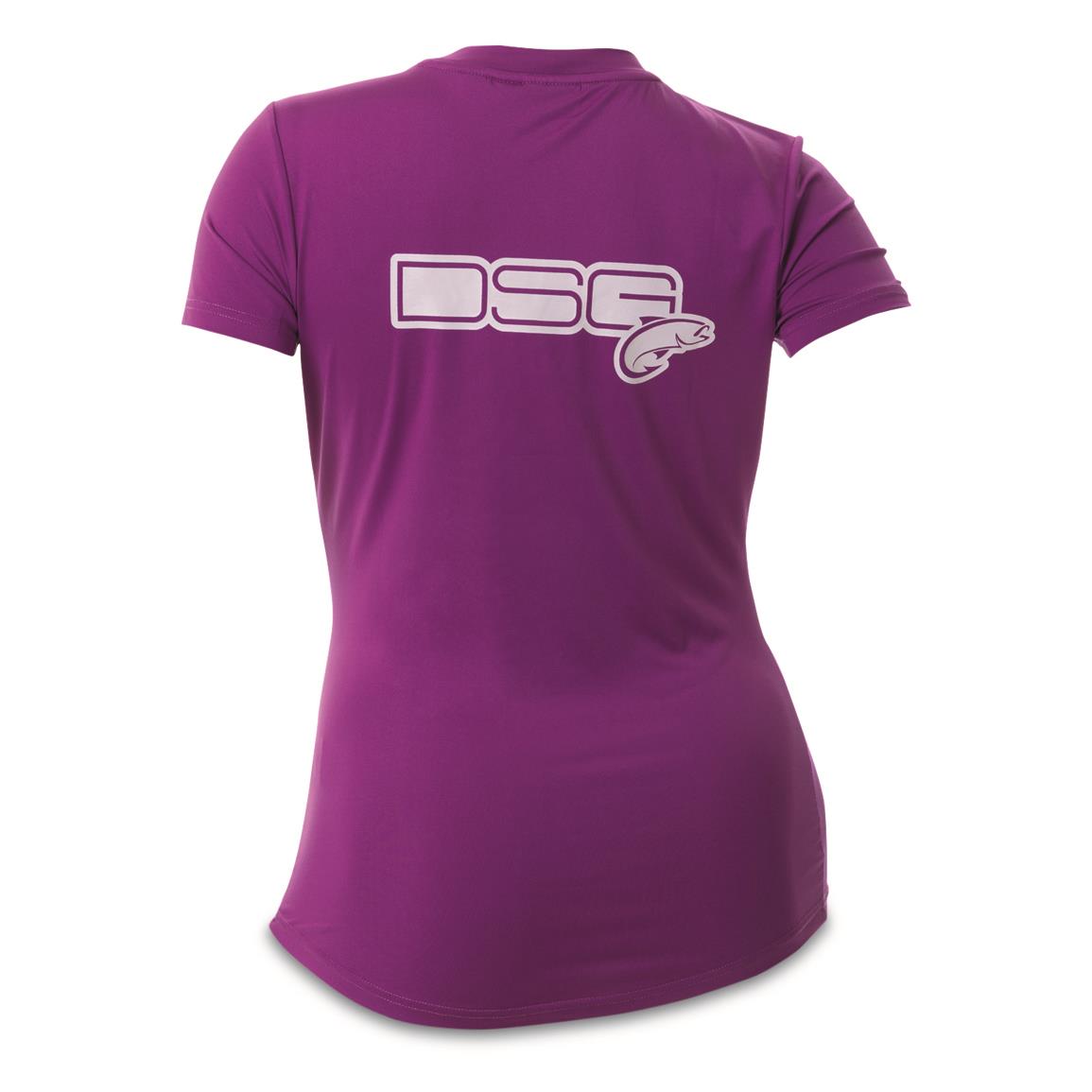 DSG Outerwear Women's Fitted Short-Sleeve Shirt, Orchid