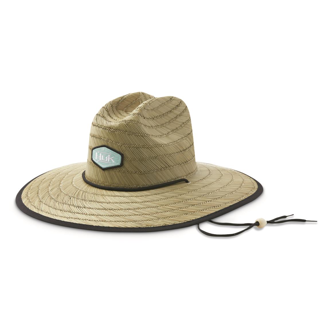 Huk Women's Running Lakes Straw Hat, Beach Glass