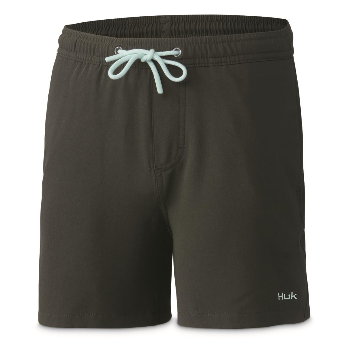 Huk Youth Pursuit Volley Swim Shorts, Volcanic Ash