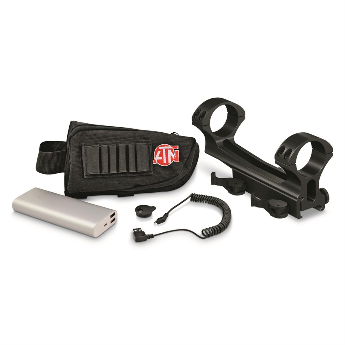 ATN ThOR LT Advanced Accessory Bundle, Extended Battery Life Kit & 30mm Scope Mount