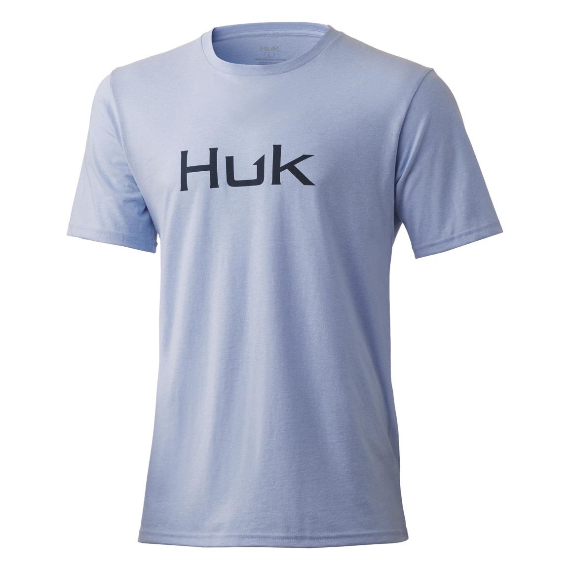 Huk Logo Shirt, Coastal Sky Heather