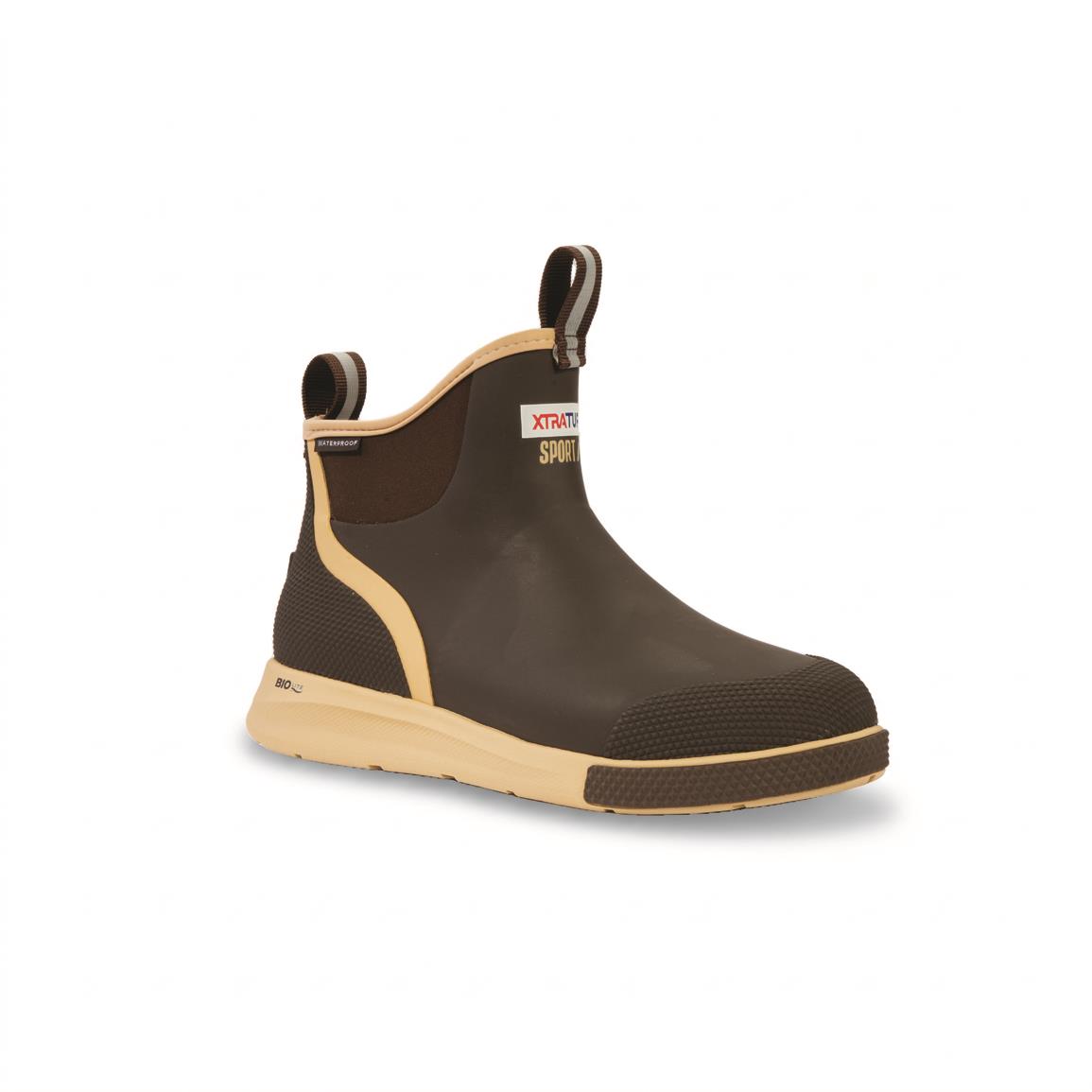 Xtratuf Men's 6" Ankle Deck Sport Boots, in Brown, Size 9 | by West Marine