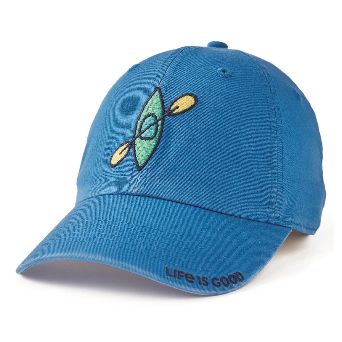 Life is Good Just Add Water Kayak Chill Cap, Royal Blue