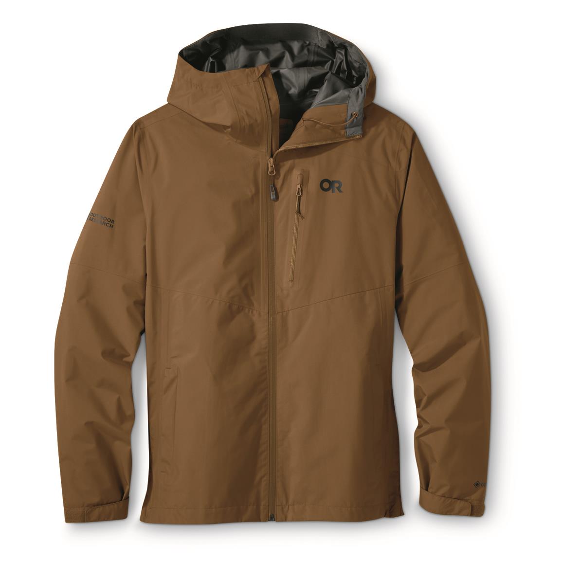 Outdoor Research Men's Foray II Waterproof Jacket, GORE-TEX, Coyote