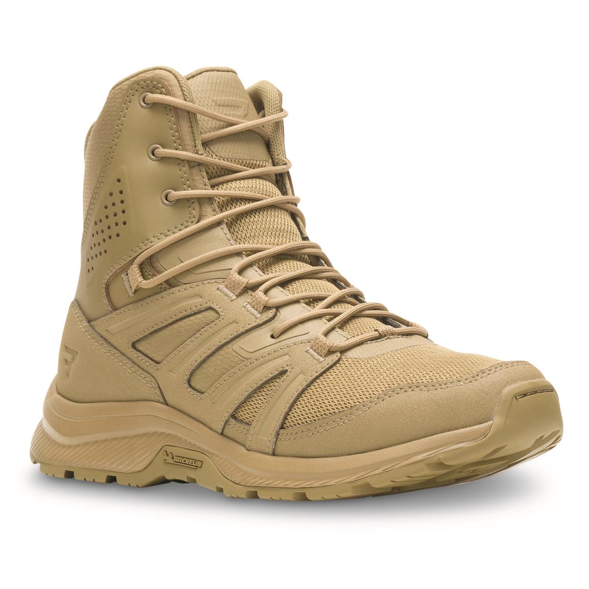 Bates Men's Rallyforce Tall Side-Zip Duty Boots, Coyote