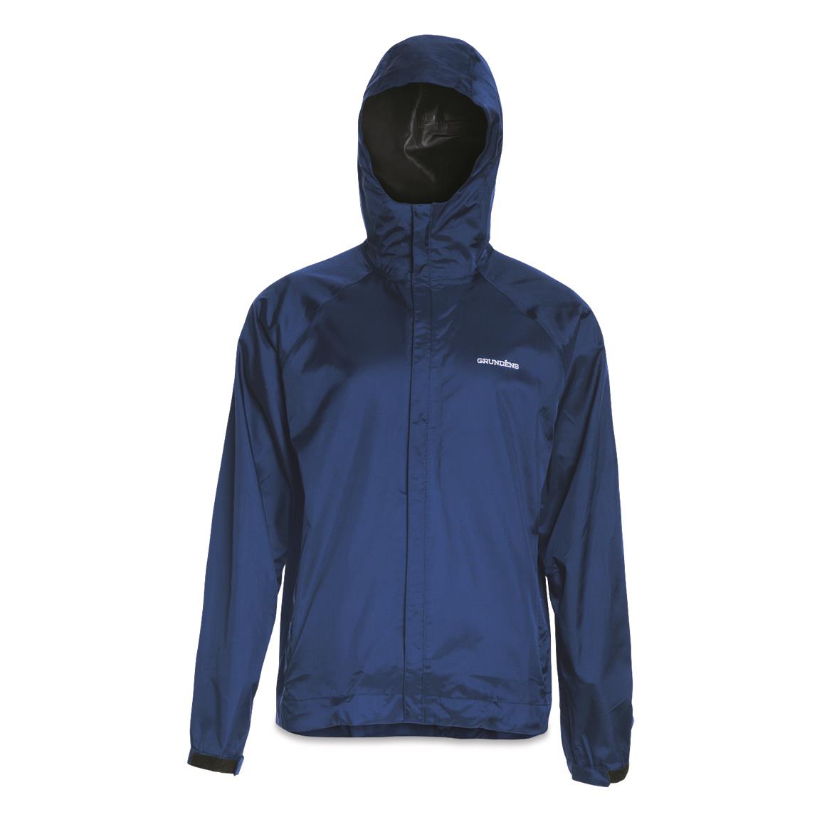 Grundens Men's Weather Watch Waterproof Jacket, Glacier Blue