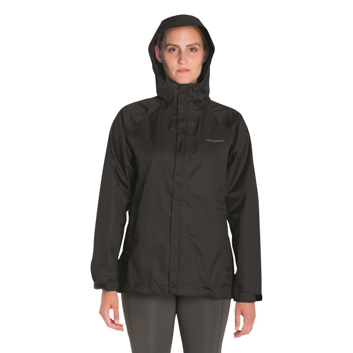 Grundens Women's Weather Watch Waterproof Jacket, Black