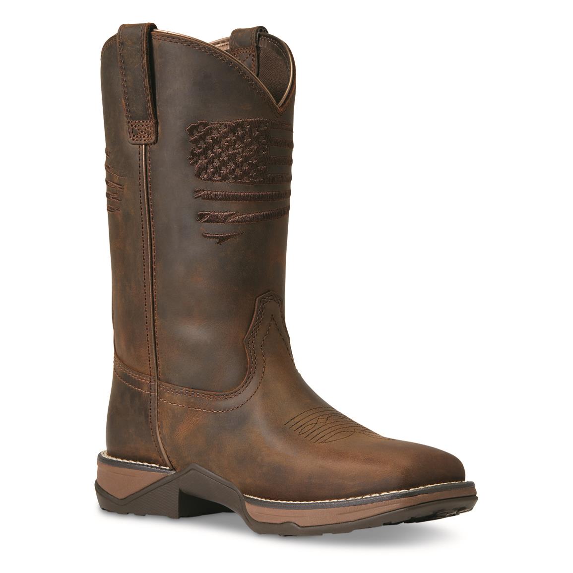 Ariat Women's Anthem Patriot Western Boots, Distressed Brown
