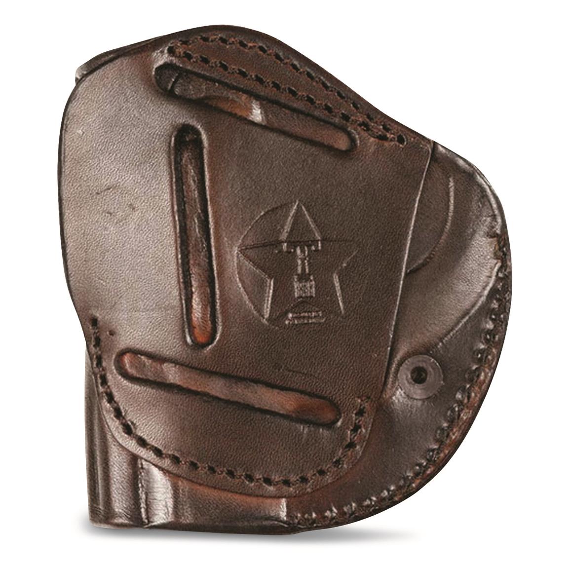 Tagua TX-4 Victory Brown Leather Holster, Officer 1911