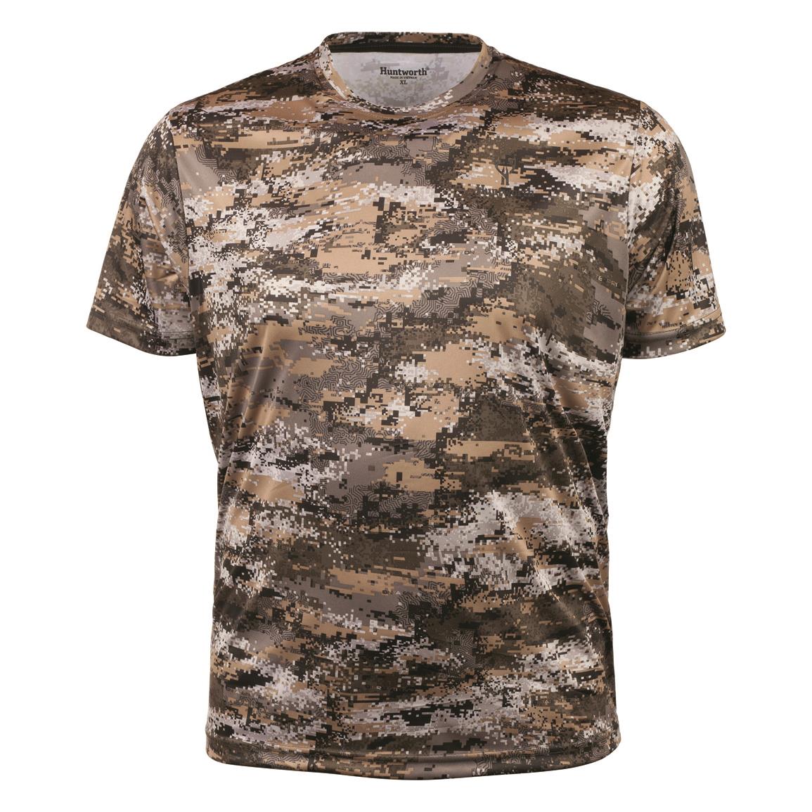 Huntworth Men's Fallon Short-Sleeve Hunting Shirt, Disruption