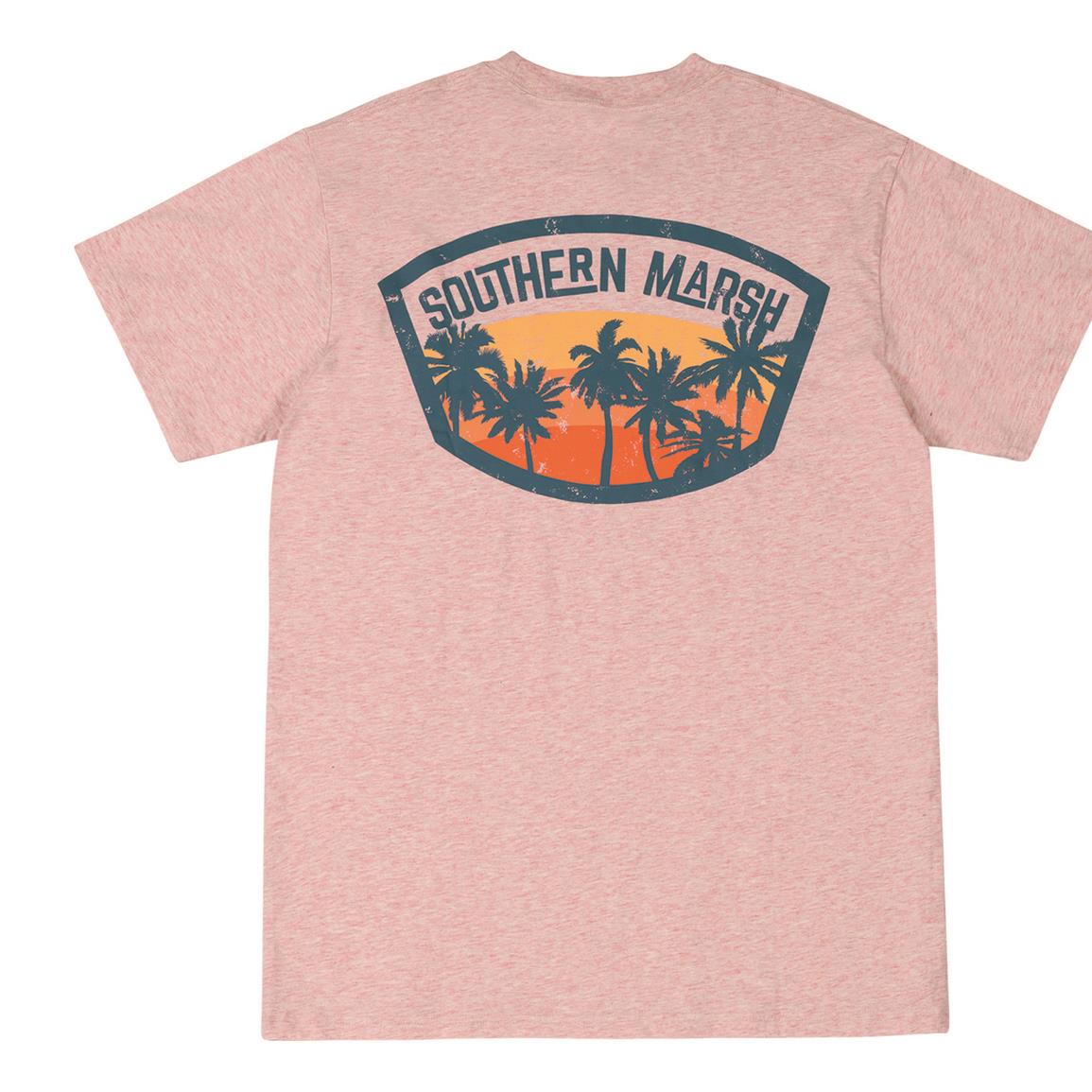 Southern Marsh Men's Fading Fast Pocket Shirt, Washed Camellia