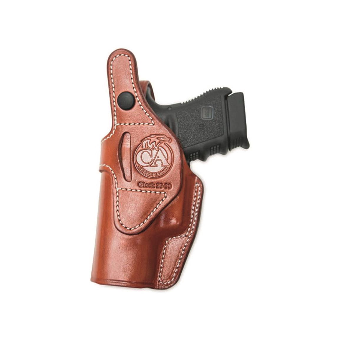 Cebeci Arms Tan Leather IWB Holster, SIG SAUER P320, Right Hand